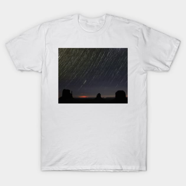Monumental Star Trails T-Shirt by MCHerdering